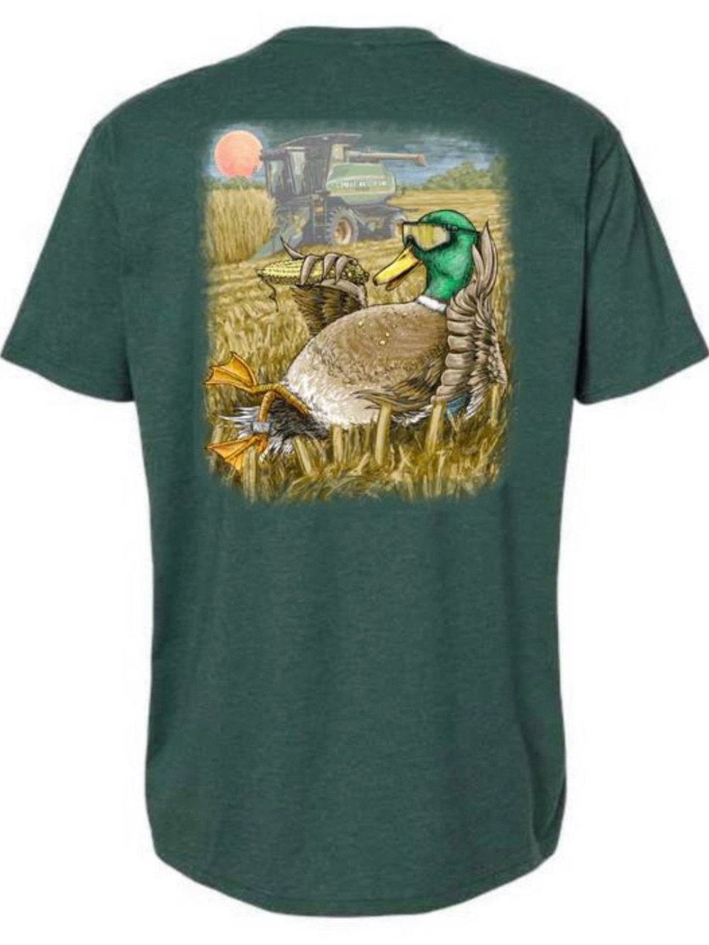 Combat Waterfowl Forrest Green Shuck Norris Vol. 1 Graphic Tee